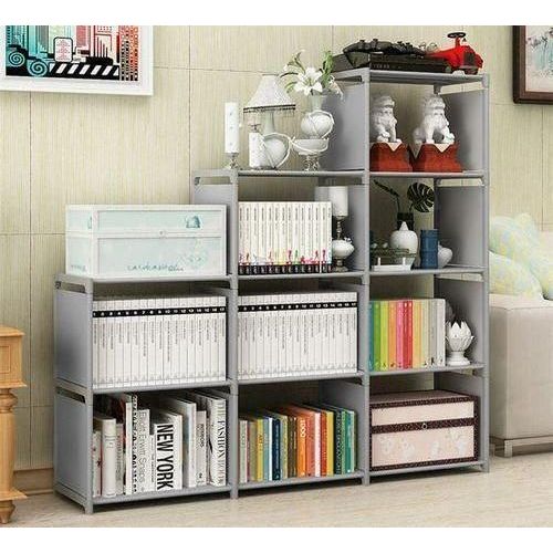 Adjustable 9-Cube DIY Modular Bookcase & Toy Storage Organizer Rack