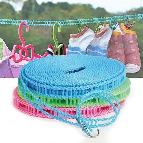 5m portable windproof non slip cloth line