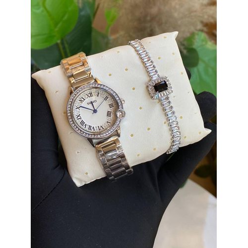 Seno Ladies Watch and Bracelet Combo
