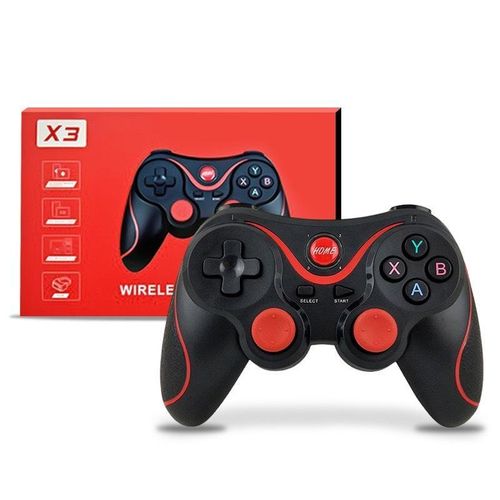 Wireless Game Controller Bluetooth Gamepad with Phone Holder for PC & Mobile
