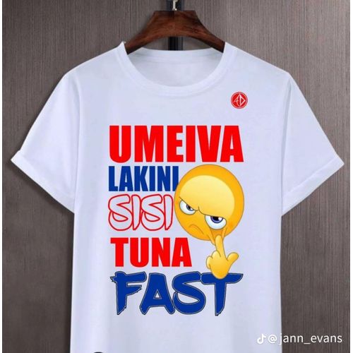 printed T-shirts for men/women-white