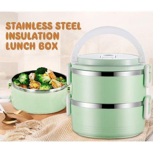 2 Layer Portable Food-Warmer Lunch Box