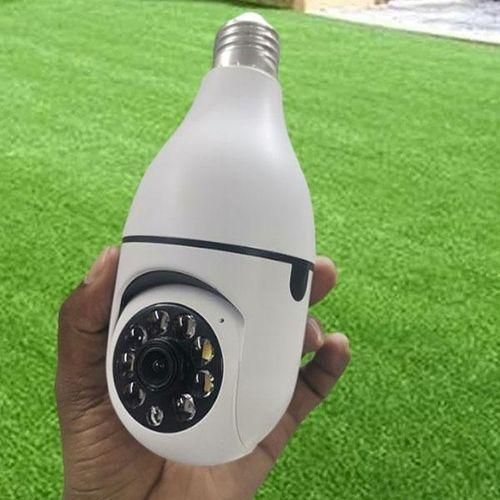 1080P Wireless 360 Rotate Auto Tracking Panoramic Camera Light Bulb Wifi PTZ V380 Pro