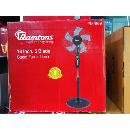 16" Stand Fan with Remote RM669