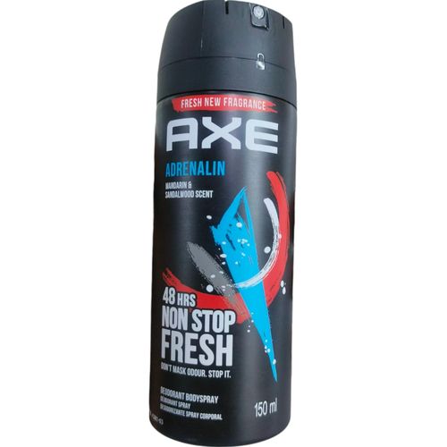 Adrenaline Mandarin & Sandalwood Scent Deodorant Body Spray Axe