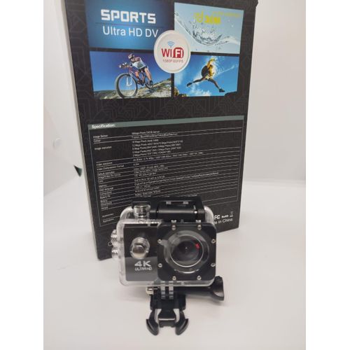 4K Sports Camera, Action Cam, Waterproof, WiFi, 16MP, 30FPS, Wide Angle, Adventure, and Underwater