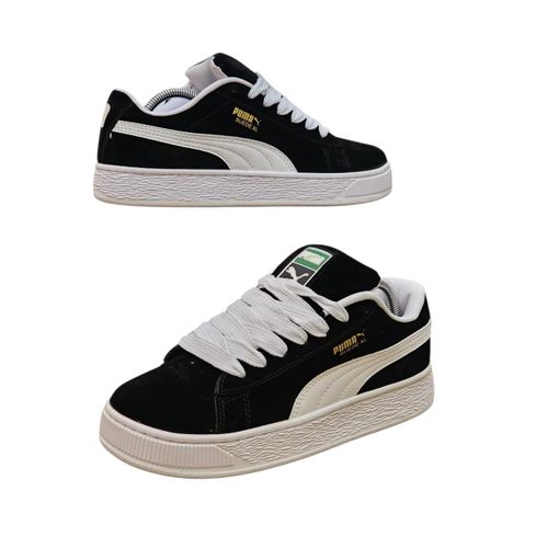 Suede xl black white sneakers