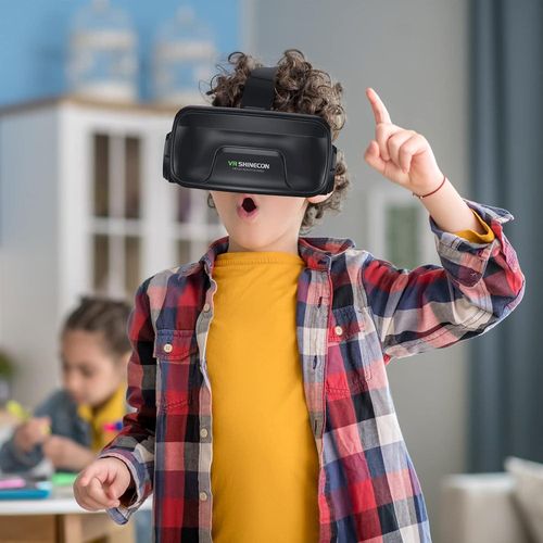 Shinecon Virtual Reality 3D Headset – Ergonomic Design with Breathable Padding & Adjustable Focus