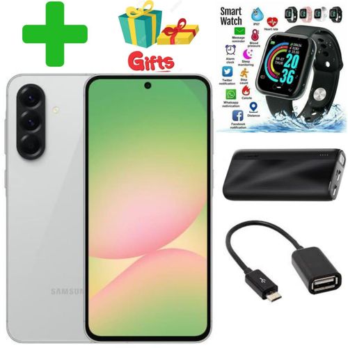 Galaxy A26 5G, 6.7'' 6GB RAM + 128GB ROM, 50MP, Dual Sim+GIFTS,SMART WATCH,POWER BANK,OTG