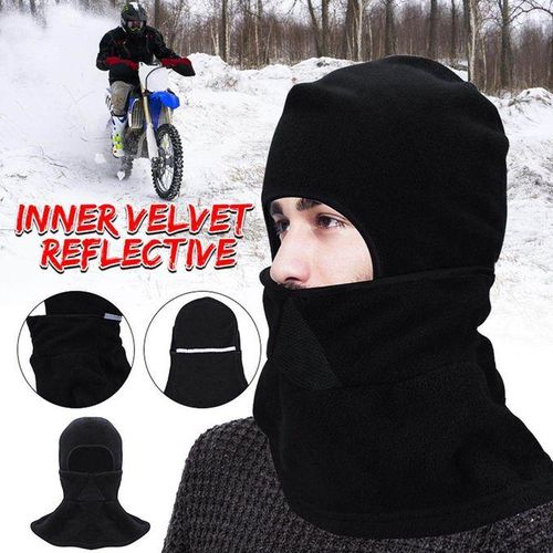Motorcycle Cycling Ski Full Face Balaclava Thermal Fleece Neck Warmer Scarf