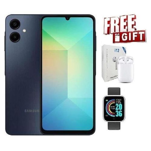 A06, 6.7'' Display, 4GB RAM + 64GB ROM (Dual Sim) 50MP Camera, 5000mAh - black