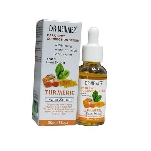 DR MEINAIER TURMERIC & COLLAGEN Dark Spot Correction Face Serum. Is Anti-Aging, Anti-Wrinkles, Brightens, Hydrates, Improves Elasticity, Fades Dark Spots, Pigmentations & Restore a youthful state.