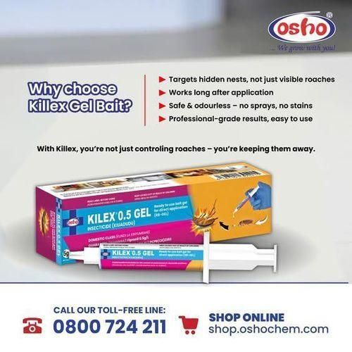 KILEX 05 GEL Fipronil 5gms FOR COACKROACHES