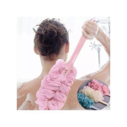 Long Handle Soft Mesh Back Body Bathing Scrubber