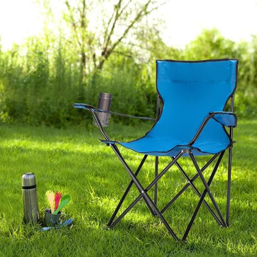 Outdoor portable and foldable camping chair