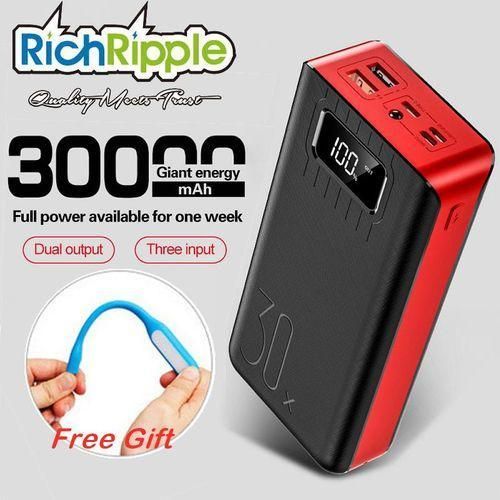 30000mAh Power Bank Powerbank Portable Charger