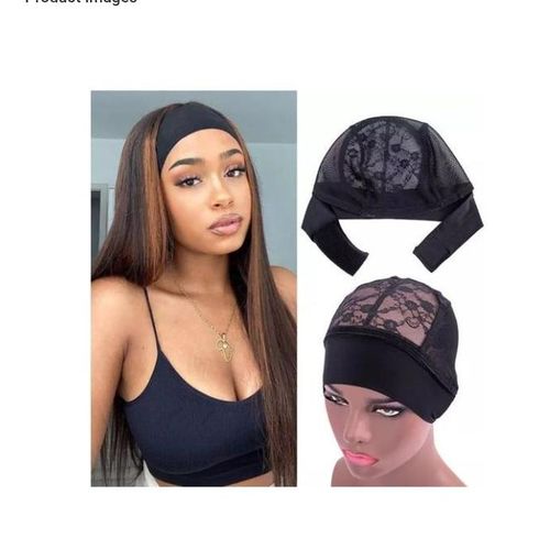 High Quality Glue Less Lace Dome Headband Wig Caps