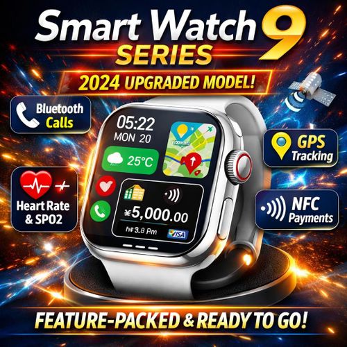 SmartFit Smart Watch Bluetooth Calling Heart Rate Monitor Wireless Charging - Health Fitness Tracker