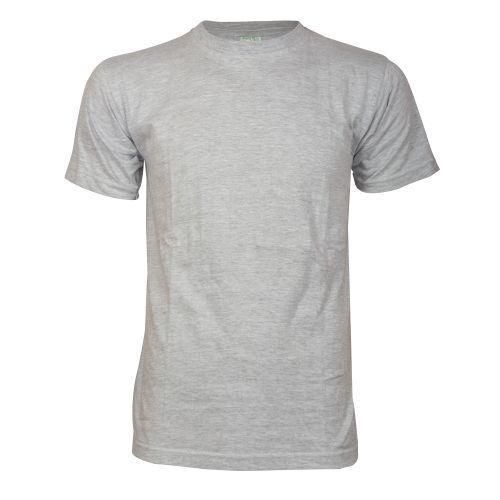 Grey Round-neck Gray T-shirt