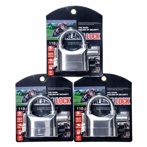 110db Alarm Padlock High Quality home safety security Alarm lock Siren