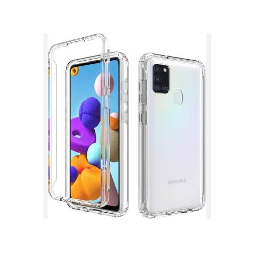 Ultra-Slim Premium Transparent Clear Case Cover for Galaxy A21s – Transparent Anti-Yellowing Shockproof TPU