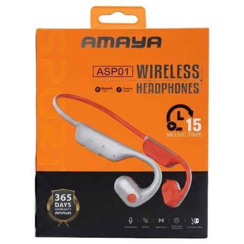 Amaya ASP01 Wireless Sport Bone Conduction Headset Bluetooth