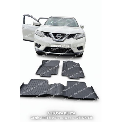 Heavy-Duty TPE Floor Mat Set for Nissan X-Trail T32 (2013–Present) – All-Weather Interior Protection