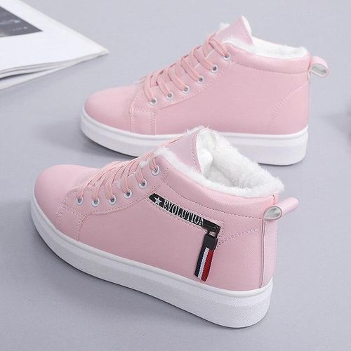 Womens Lightweight Ankle Sneaker Boots Warm Plush Lined Casual Outdoor Shoes