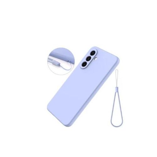 Soft Silicone Back Cover for Samsung Galaxy A36 - Light Blue, anti-fingerprint, anti-scratch, durable silicone case