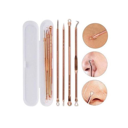 4pcs Facial Acne Blackhead Remover Needles Kit Extractor