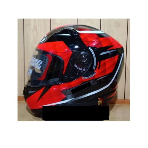 Racing Motorcycle Flip Up Helmet , Double Visors Anti-Fog Lens