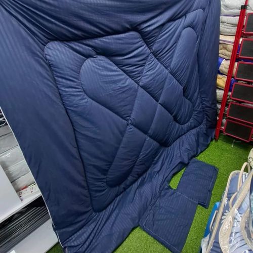 Cotton Binded Striped Duvet Set – 4 Pieces (6x7)