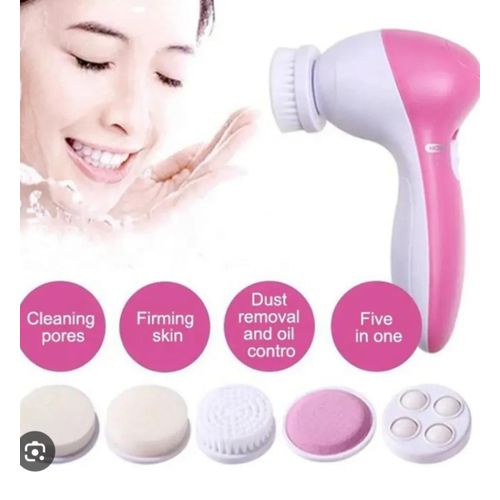 5 in 1 Portable Electric Facial Cleaner Multifunction Massager, Face Massage Machine For Face, Facial Machine, Beauty Massager, Facial Massager For Women