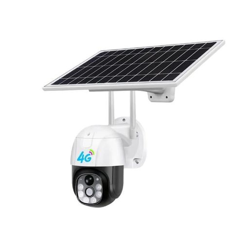 Single Lens Solar CCTV Camera – 4G Solar Security Camera – 4MP HD Outdoor Wireless Surveillance Camera – AI Motion Detection – Color Night Vision – Two-Way Audio – PIR Sensor – Remote Viewing – IP66 Waterproof