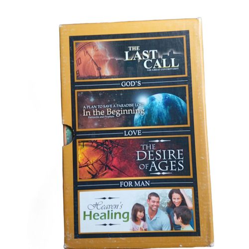 The Desire Of Ages + Great Controversy(The Last Call) + Patriarchs And Prophets(In The Beginning) + Heaven's Healing.