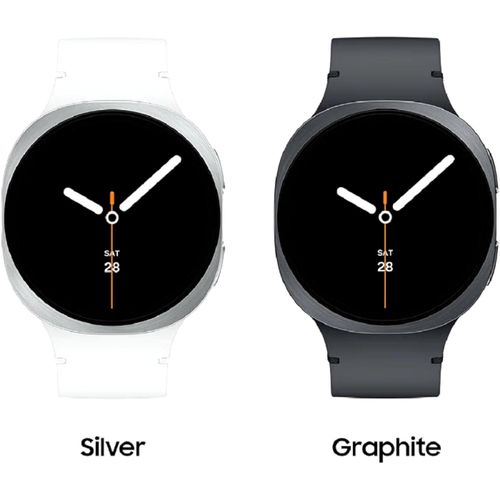Galaxy Watch 8 (Bluetooth, 40mm) – Smartwatch with Graphite Armor Aluminum Cushion Case, Sport Band, Ultra-Bright 3000-Nit AMOLED Display, and Galaxy AI Health Tracking