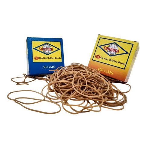 DK QUALITY RUBBER BANDS 100GMS