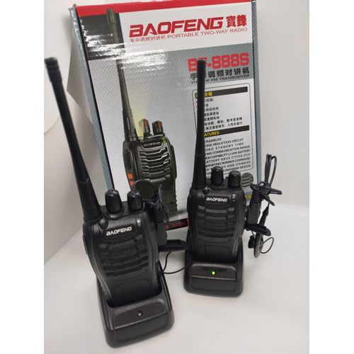 Walkie Talkies 2 Pack Baofeng BF-888S, Ideal For Warehouse And Logistics Staff