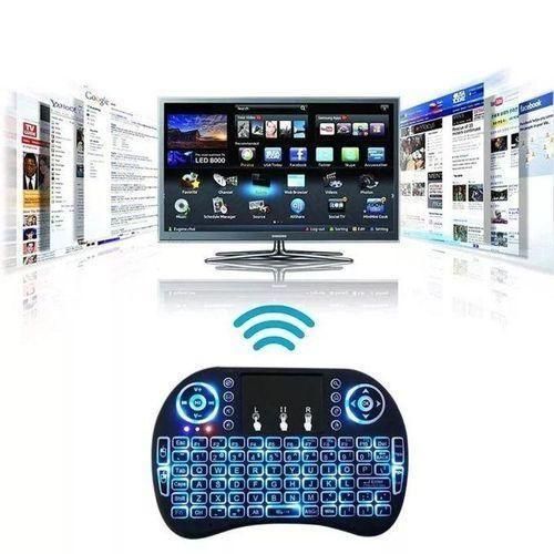 Wireless Mini Keyboard For Smart TV & Android Box Rechargeable Backlit Keyboard