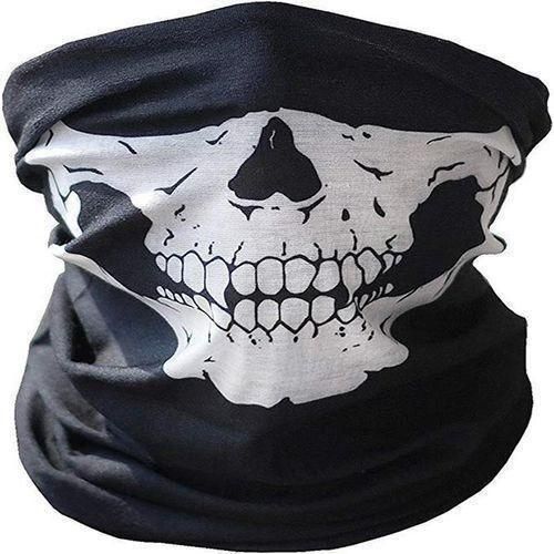 Skull Face Shield Mask Bandanas Skeleton Motorcycle Scarf