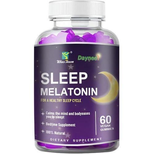 Sleep Melatonin Gummies, Natural Bedtime Supplement for Adult, Support Healthy Sleep Cycle
