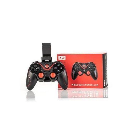 T3 Wireless Bluetooth Game Controller - Black - Compatible with Android/iOS/PS3/PS5