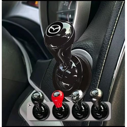 Mazda logo push to start gear shift