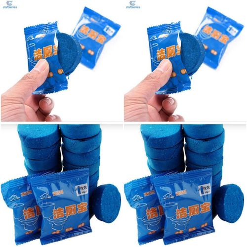 bubble blue tablets toilet cleaner 10 pcs