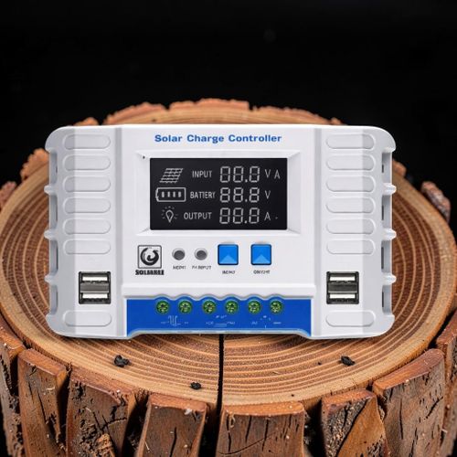 Over-Discharge Protection 12V24V 20A PWM Solar Charge Controller with LCD Display