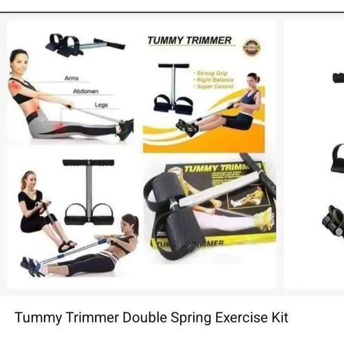 Tummy ORIGINAL Tummy Spring Trimmer Fitness Device for Full Body Workout Strengthen Core Tone Muscles Improve Posture Easy Home Exercise Multi Purpose Effective Slimming Tool
