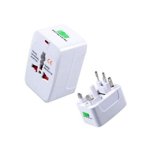Universal power socket adapter for travel.