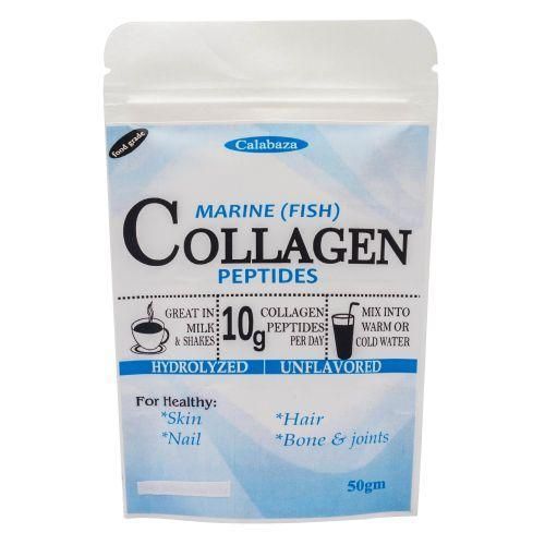 Marine(fish) Collagen Peptides(hydrorized)powder. Food Grade 50gms