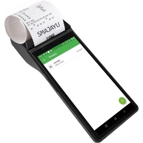 Micro Terminal POS Machine Android Receipt Printer with 4G,WiFi,Bluetooth, 58mm Thermal Receipt Printing for Small Business Retail