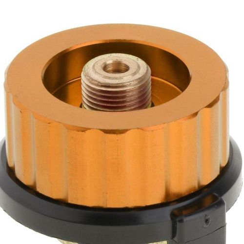 3 BBQ Gas Canister Connection Adapter Orange